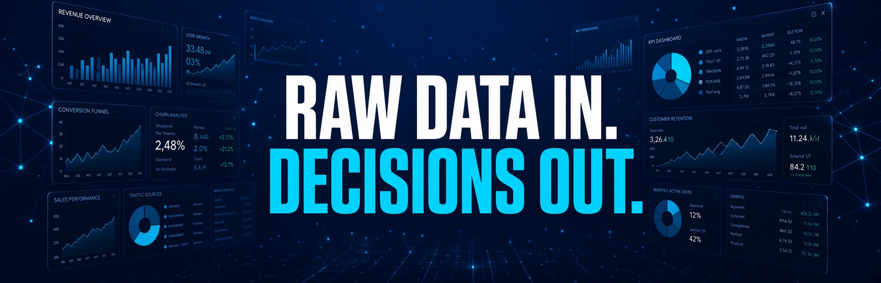 Raw Data In. Decisions Out.
